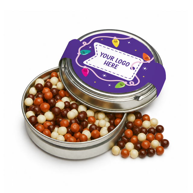 Winter Collection – Caviar Tin – Mixed Chocolate Pearls –